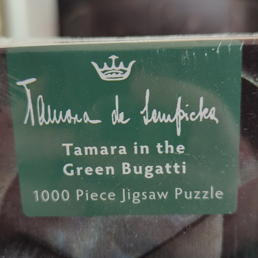 Tamara in the Green Bugatti 1000 Piece Jigsaw Puzzle New In Package - Picture 2 of 8